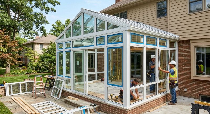 Four Season Room Installation in Longmont, CO